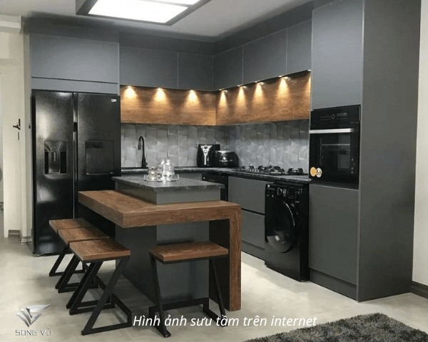 30+ Mẫu thiết kế phòng bếp đẹp, hiện đại 30 Mẫu thiết kế phòng bếp đẹp do Song Vũ sưu tầm