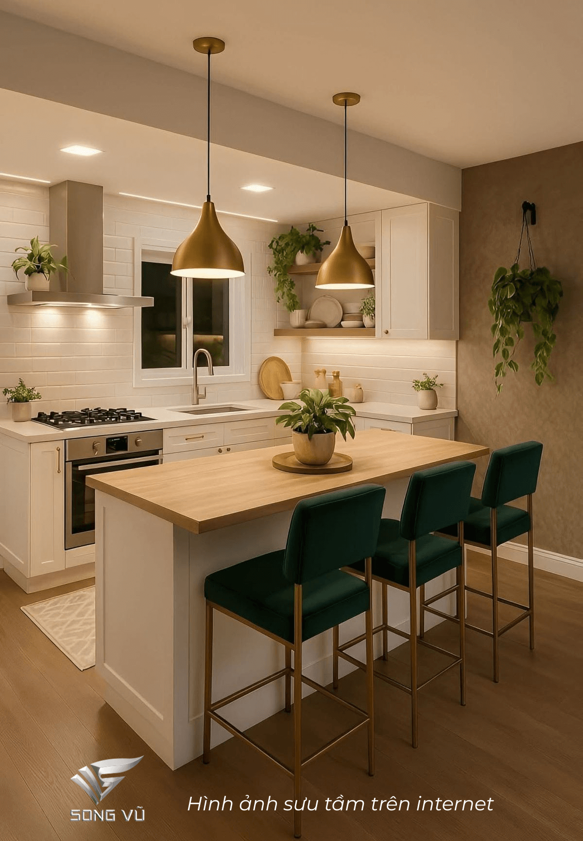 30+ Mẫu thiết kế phòng bếp đẹp, hiện đại 30 Mẫu thiết kế phòng bếp đẹp do Song Vũ sưu tầm