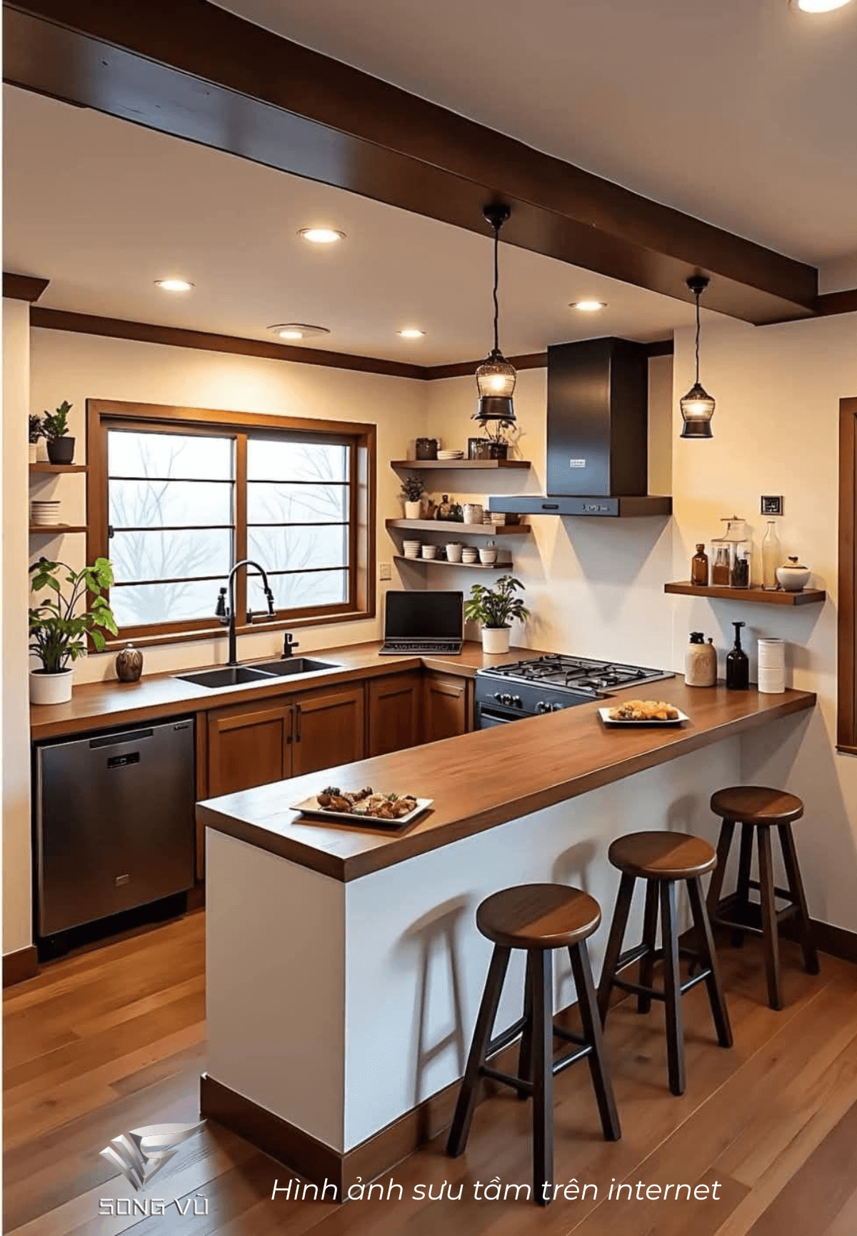 30+ Mẫu thiết kế phòng bếp đẹp, hiện đại 30 Mẫu thiết kế phòng bếp đẹp do Song Vũ sưu tầm