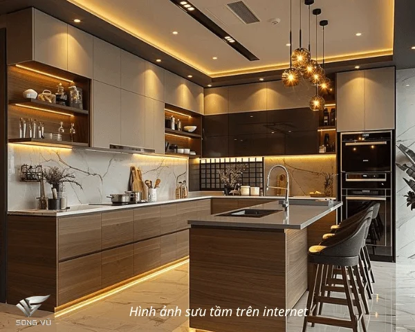 30+ Mẫu thiết kế phòng bếp đẹp, hiện đại 30 Mẫu thiết kế phòng bếp đẹp do Song Vũ sưu tầm