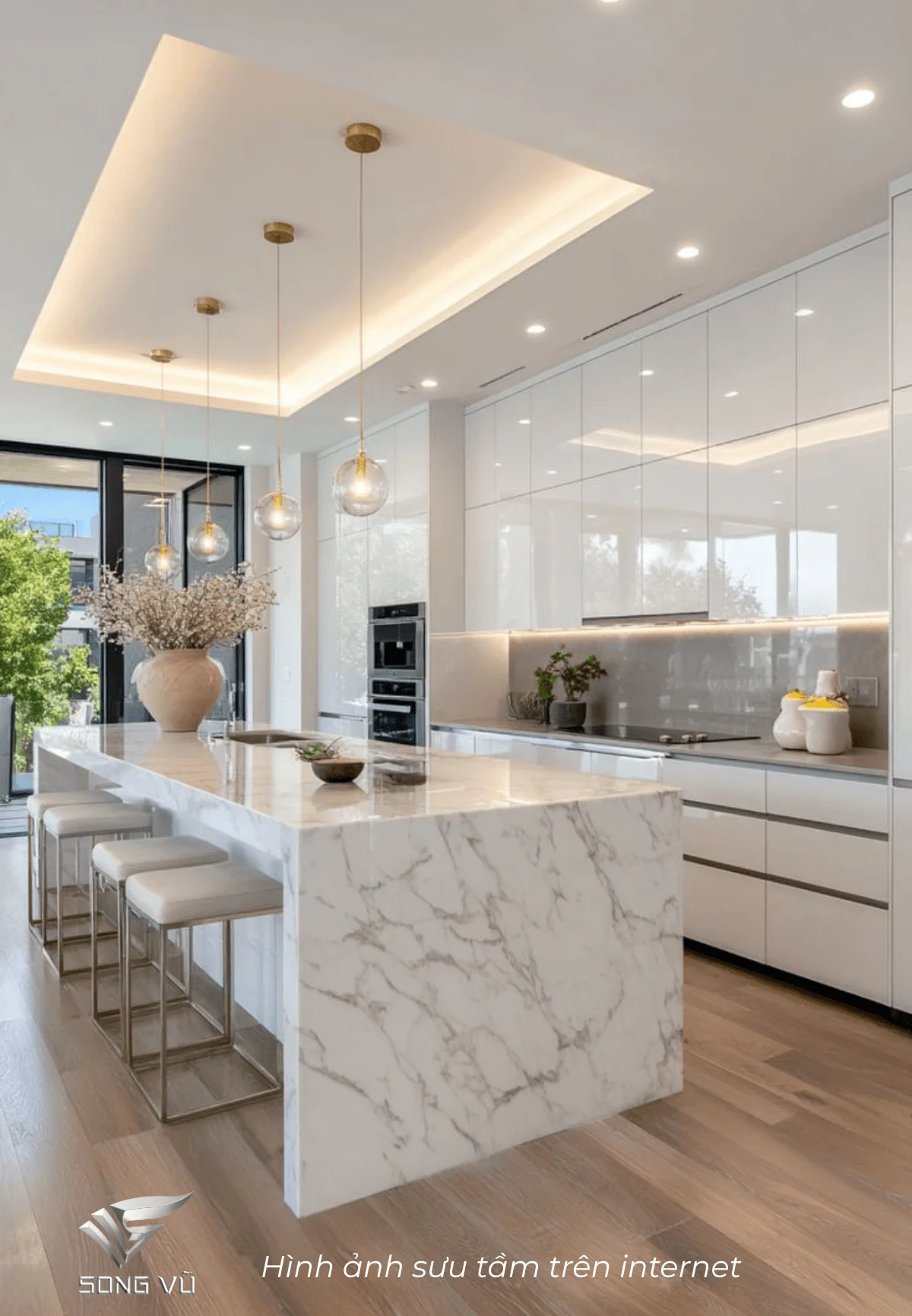 30+ Mẫu thiết kế phòng bếp đẹp, hiện đại 30 Mẫu thiết kế phòng bếp đẹp do Song Vũ sưu tầm