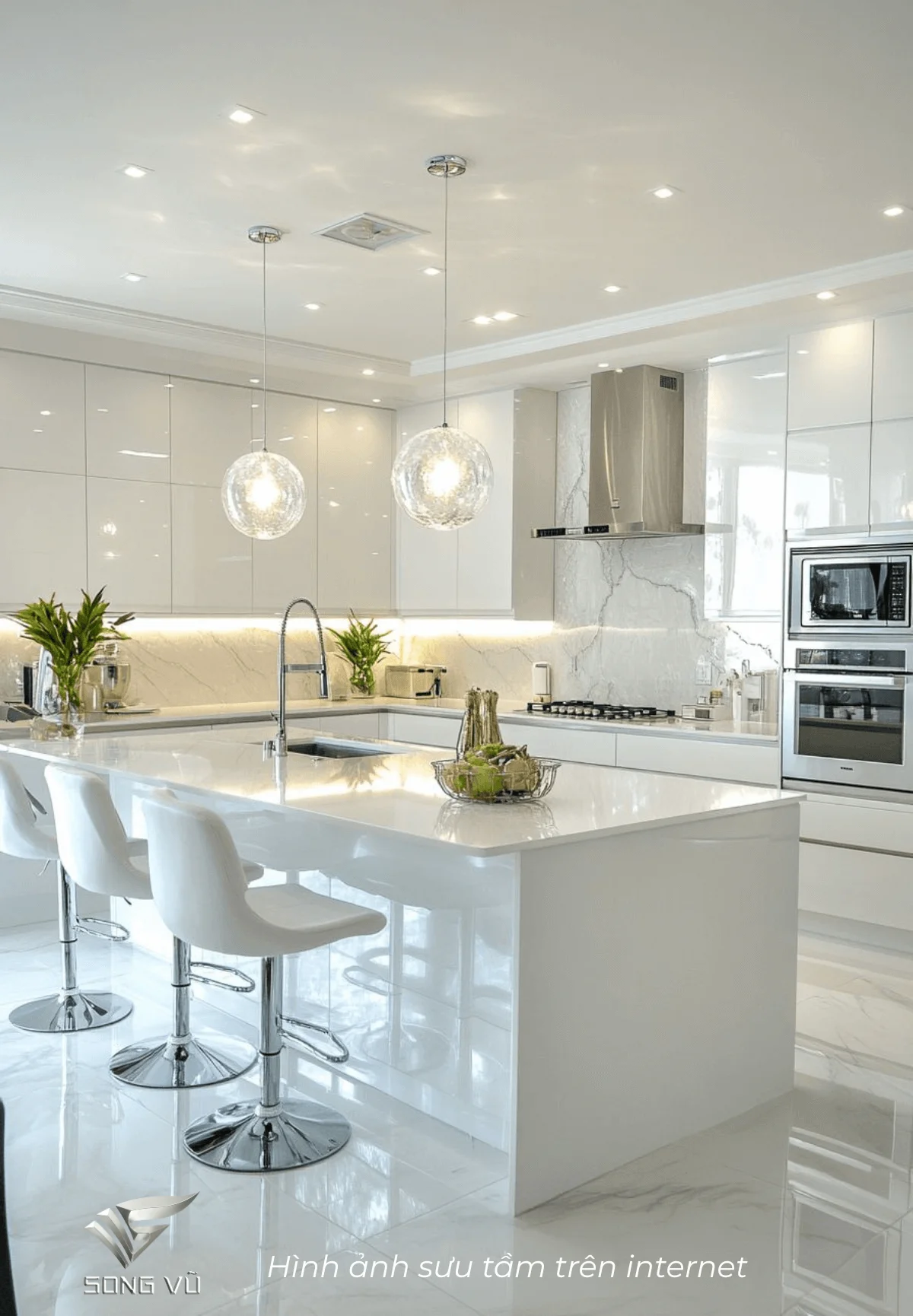 30+ Mẫu thiết kế phòng bếp đẹp, hiện đại 30 Mẫu thiết kế phòng bếp đẹp do Song Vũ sưu tầm