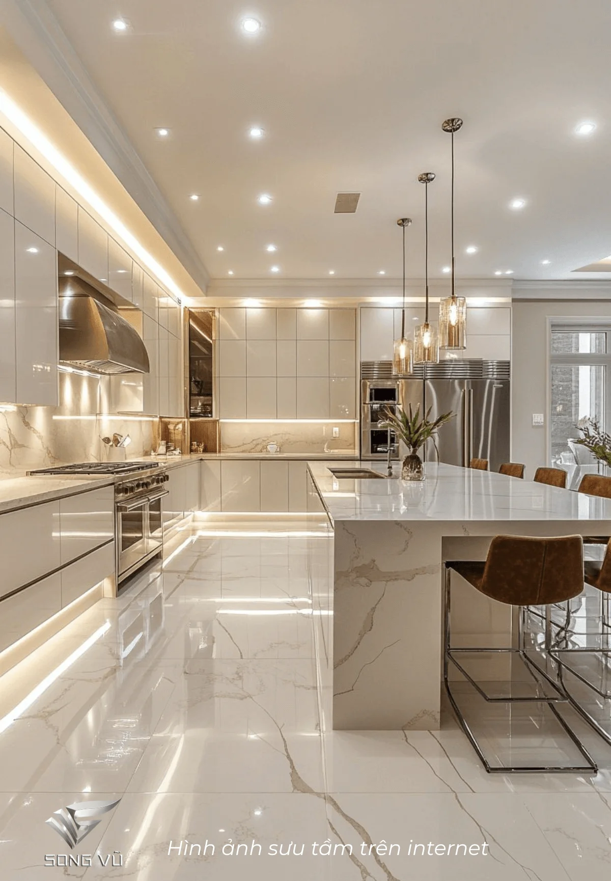 30+ Mẫu thiết kế phòng bếp đẹp, hiện đại 30 Mẫu thiết kế phòng bếp đẹp do Song Vũ sưu tầm