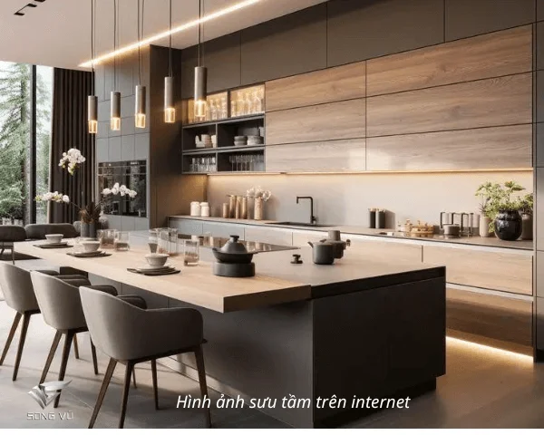 30+ Mẫu thiết kế phòng bếp đẹp, hiện đại 30 Mẫu thiết kế phòng bếp đẹp do Song Vũ sưu tầm