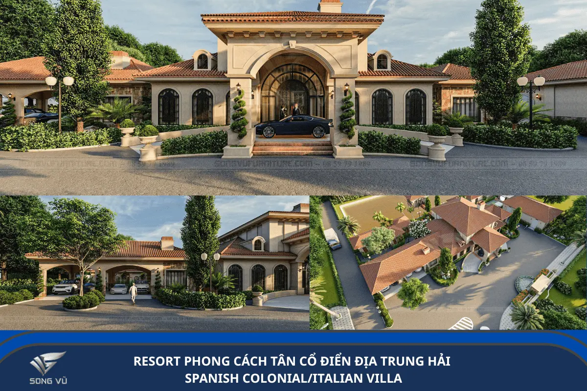 RESORT PHONG CÁCH TÂN CỔ ĐIỂN ĐỊA TRUNG HẢI – MEDITERRANEAN RESORT